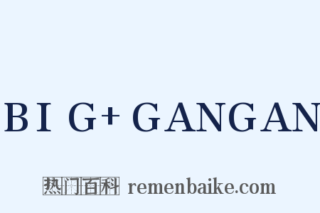 BIG+GANGAN是什么意思的图片